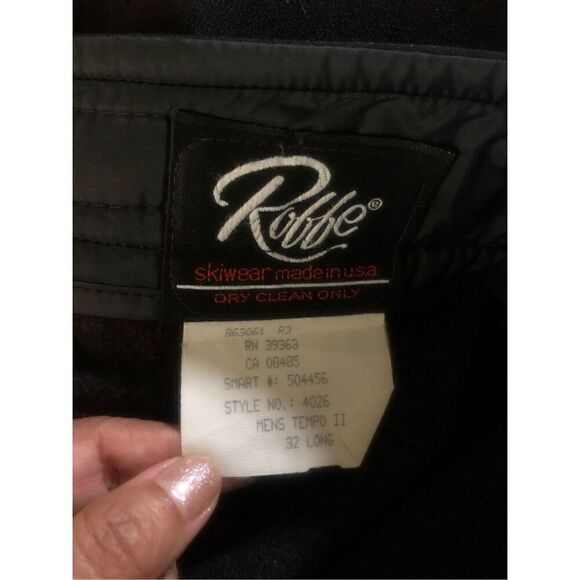 VTG ROBBE SKIWEAr Ski Pants Thinsulate Made In USA SZ 32 Long - Picture 11 of 12